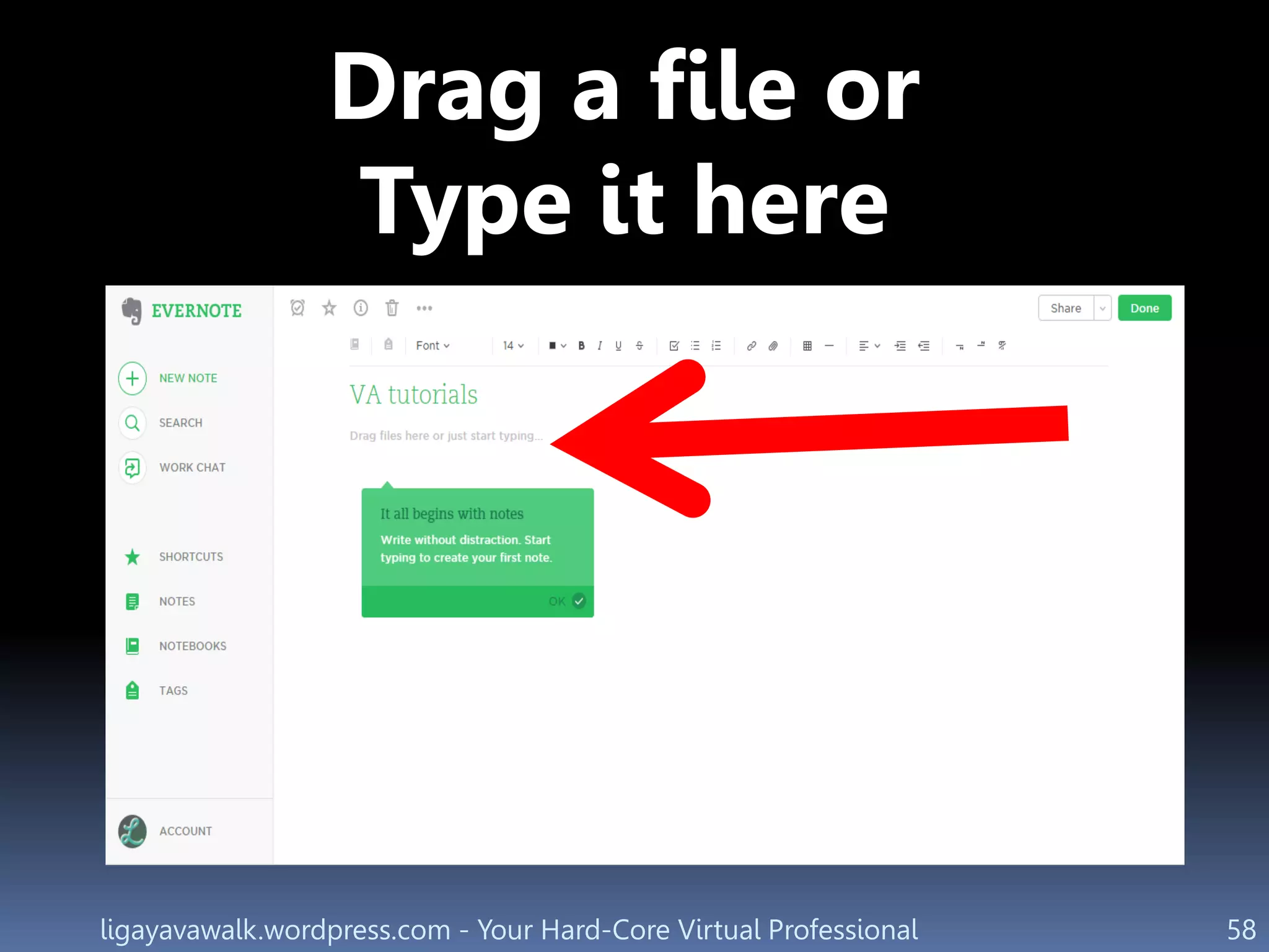 ligayavawalk.wordpress.com - Your Hard-Core Virtual Professional 58
Drag a file or
Type it here
 