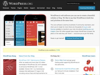 WordPress ˥ߥåȤƤ褫ä | WP-D Fes #01