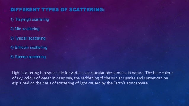 scattering of light-basic