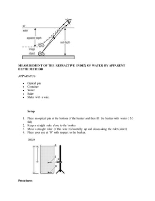 Optics Refraction Ruler Light | DOCX