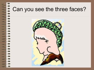 Can you see the three faces?
 