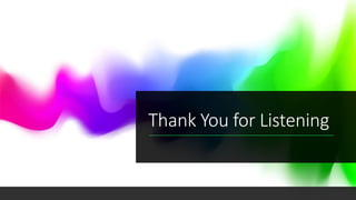 Thank You for Listening
 