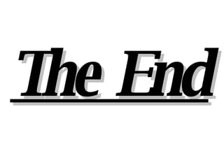 The End 