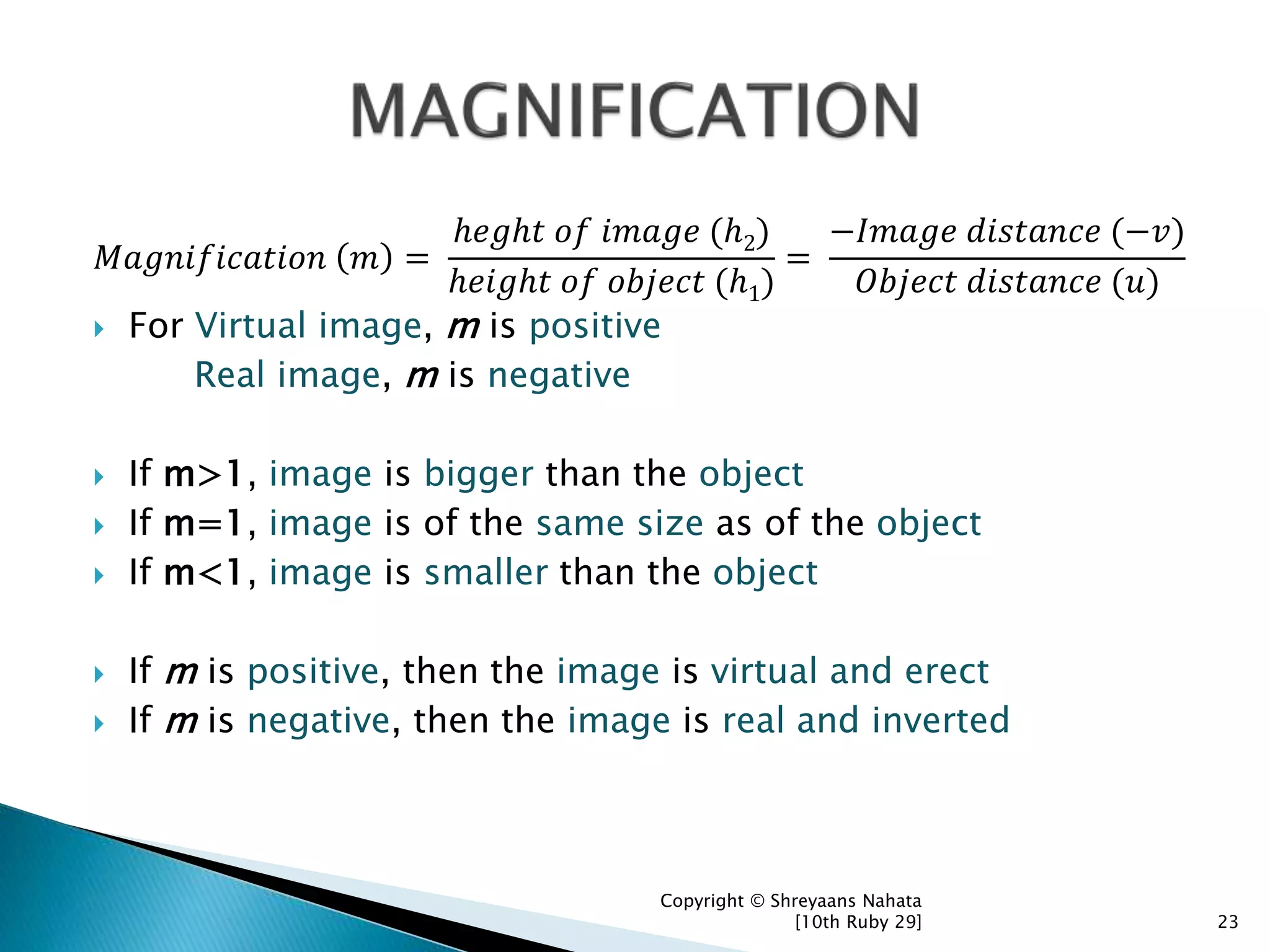 Light - Reflection and Refraction Class 10 Physics Complete | PPTX