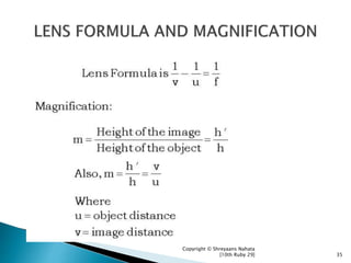 Light - Reflection and Refraction Class 10 Physics Complete | PPTX