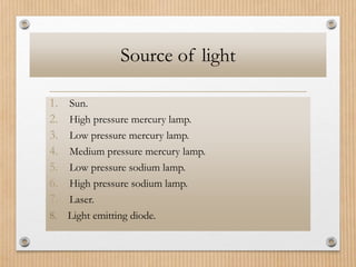 Laser & Light sources