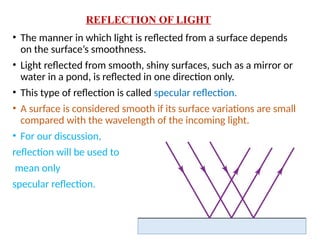 Comprehensive Study of Light: Reflection, Refraction, and Optical ...