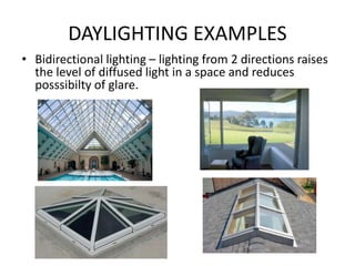 Daylighting Model Examples Light & acoustics | PPTX