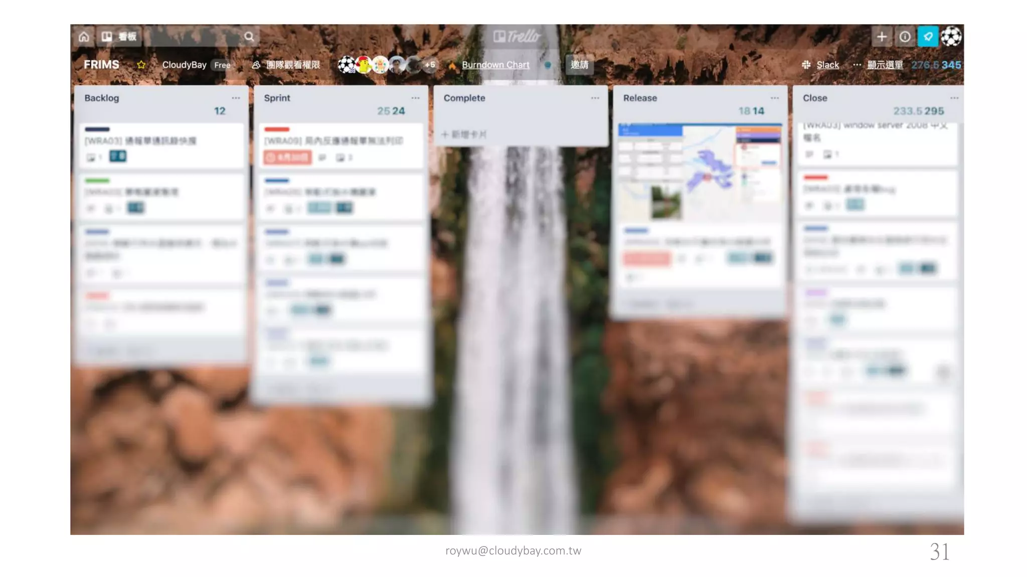 roywu@cloudybay.com.tw 31
 