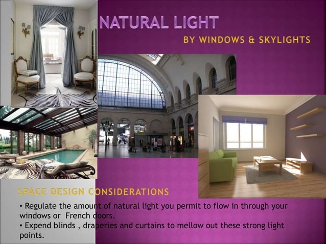 Light as element of Interior Design | PPTX