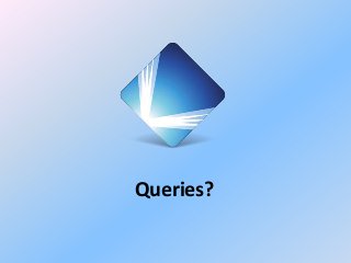 Queries?

 