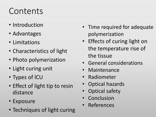 Light curing units | PPTX