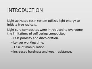 Light curing units