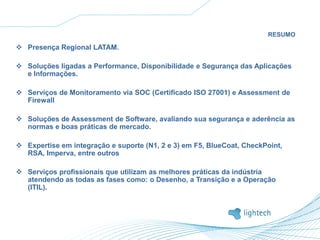 RESUMOPresença Regional LATAM.