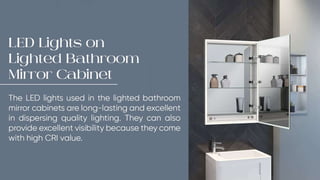 Lighted Bathroom Mirror Cabinet