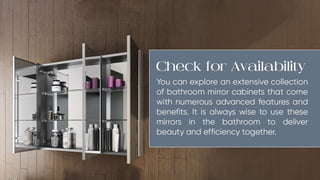 Lighted Bathroom Mirror Cabinet