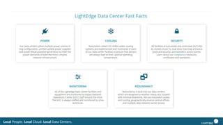 Local People. Local Cloud. Local Data Centers.
 