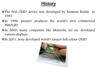 Light Emitting Diode & OLED | PPTX