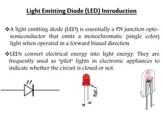 Light Emitting Diode & OLED | PPTX