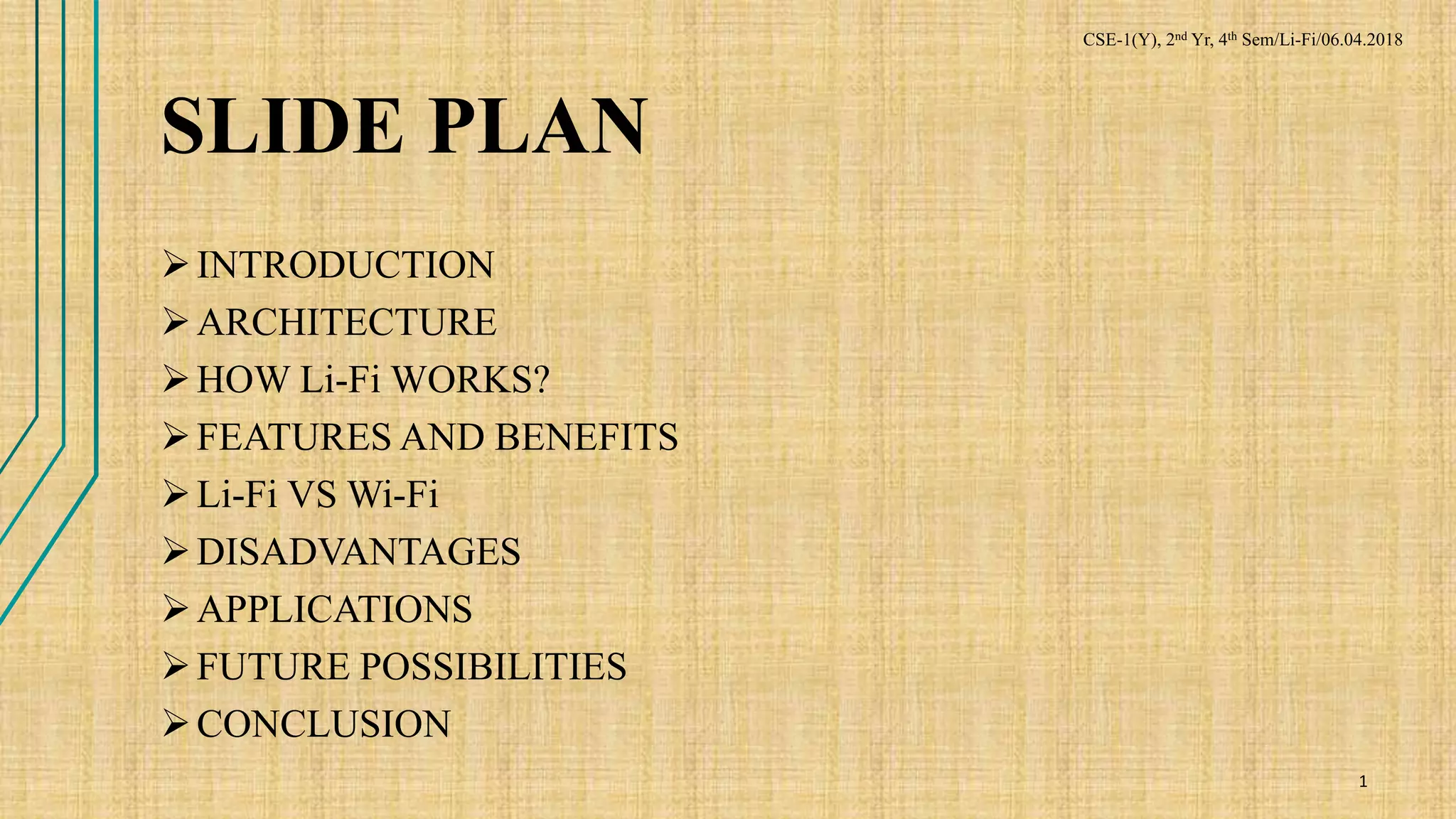 Light fidelity Presentation | PPT