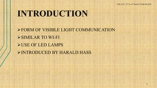Light fidelity Presentation | PPTX