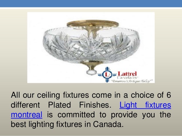 Light Fixtures Montreal