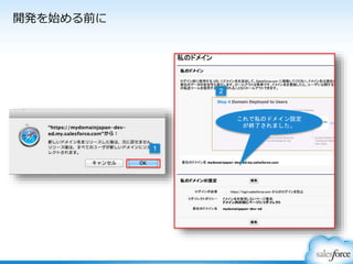 開発を始める前に
1
2
これで私のドメイン設定
が終了されました。
 