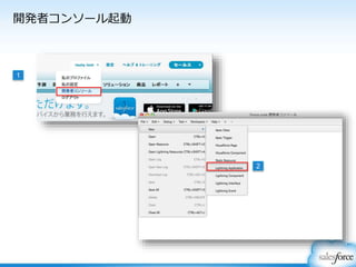 開発者コンソール起動
1
2
 