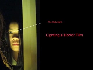 Lighting a Horror Film
The Catchlight
 