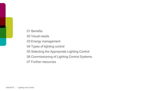 Lighting and control | PDF