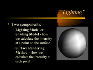 Lighting and shading | PPT