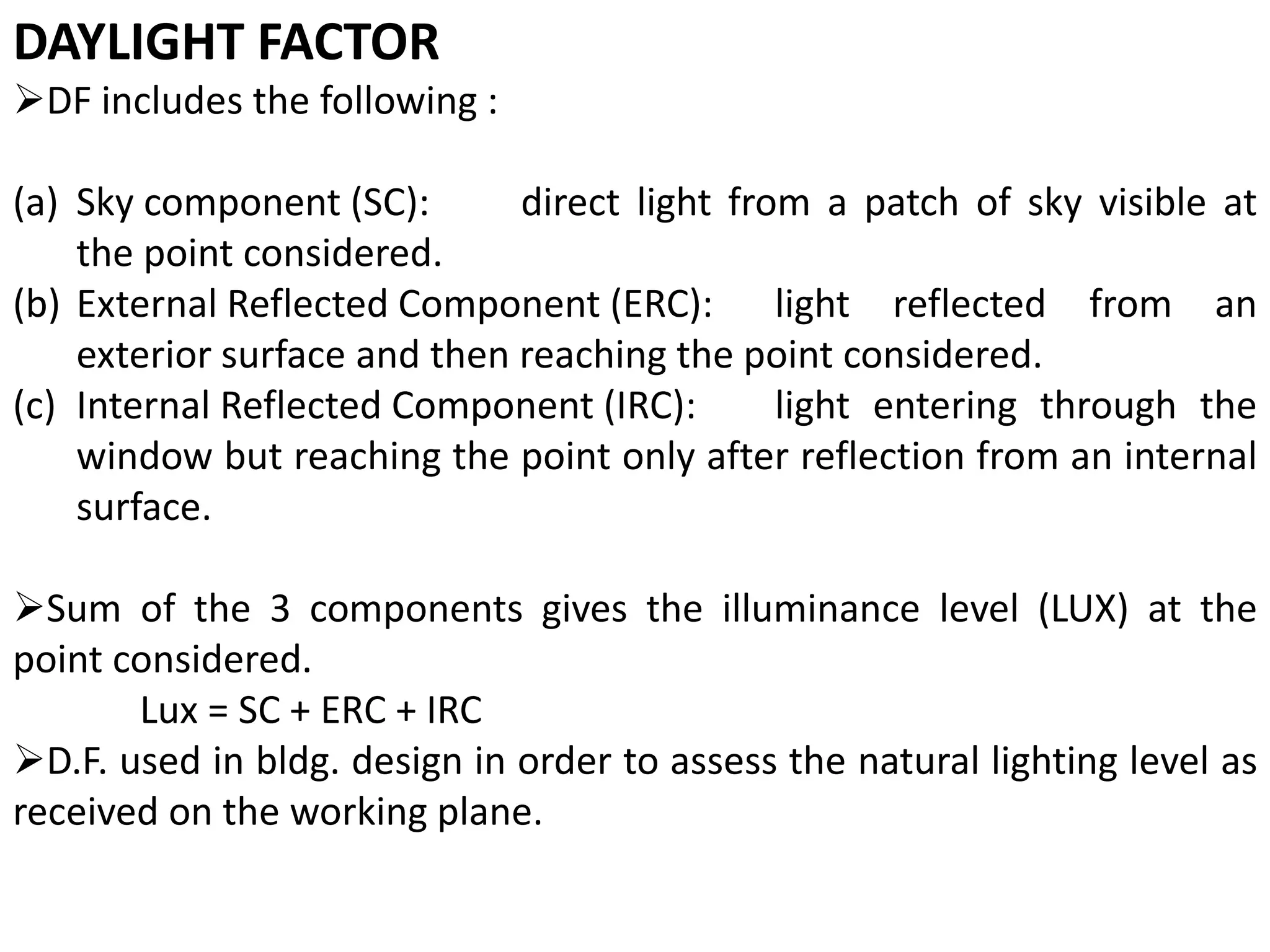 Lighting architecture lecture 2 | PDF | Indoor Environmental Quality ...