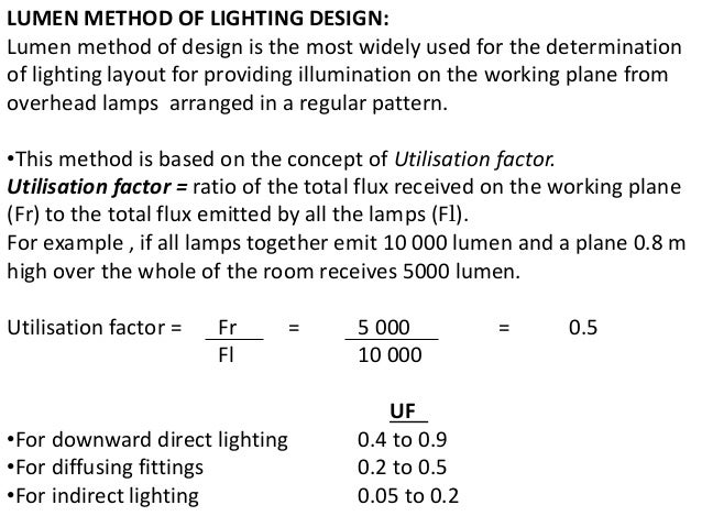 Lighting architecture notes lectureLighting architecture lecture 5