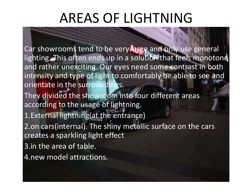 Lighting case study