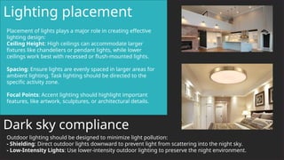 LIGHTING DESIGN.pptx Building Services. Architecture | PPTX