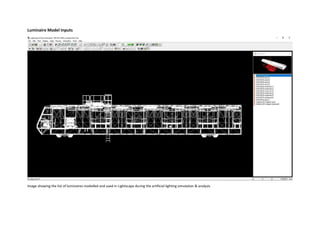 LED Artificial Lighting Simulation & Analysis