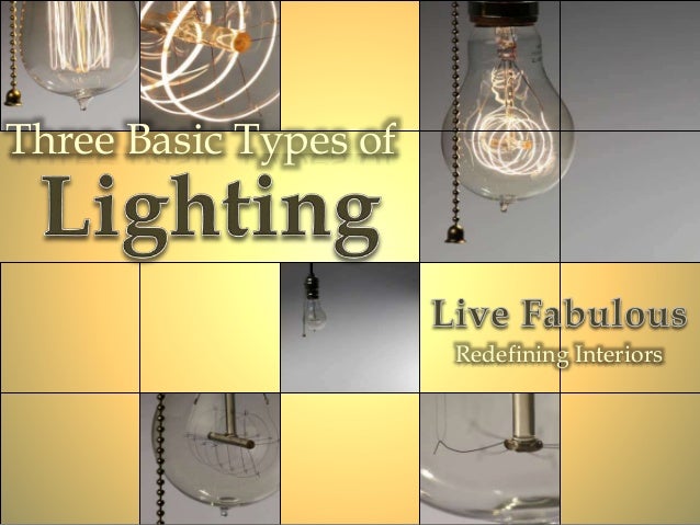 Different Lighting Types In Interior Design
