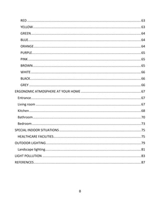 Lighting ergonomics | PDF