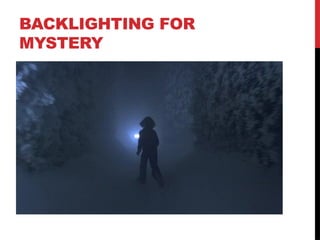 BACKLIGHTING FOR
MYSTERY
 