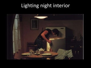 Lighting night interior
 
