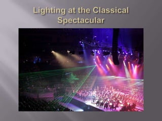 Presence of color gels or gobos