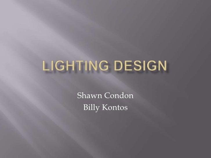Lighting Powerpoint