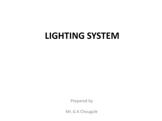 Lighting system | PPTX