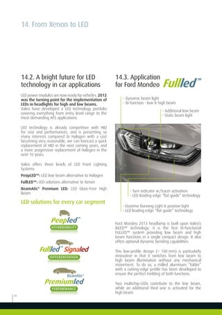 Valeo Lighting Systems From light to advanced vision technologies ...