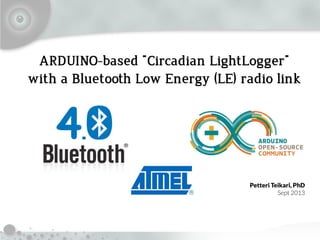 Arduino-based Circadian Light Logger