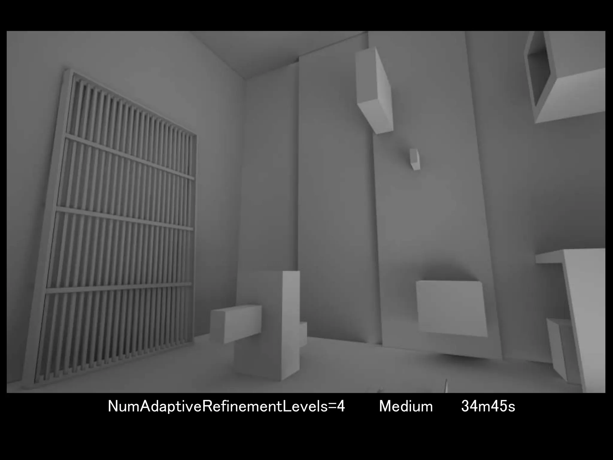 NumAdaptiveRefinementLevels=4 Medium 34m45s
 