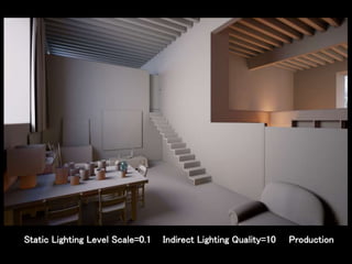 Static Lighting Level Scale=0.1 Indirect Lighting Quality=10 Production
 