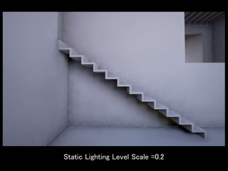 Static Lighting Level Scale =0.2
 