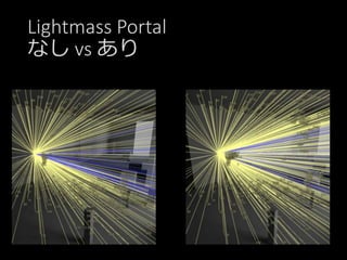 Lightmass Portal
なし vs あり
 