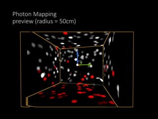 Photon Mapping
preview (radius = 50cm)
 